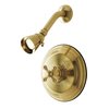 Kingston Brass KB2637BXTSO Metropolitan Shower Trim Only W/out Valve, Brushed Brass KB2637BXTSO